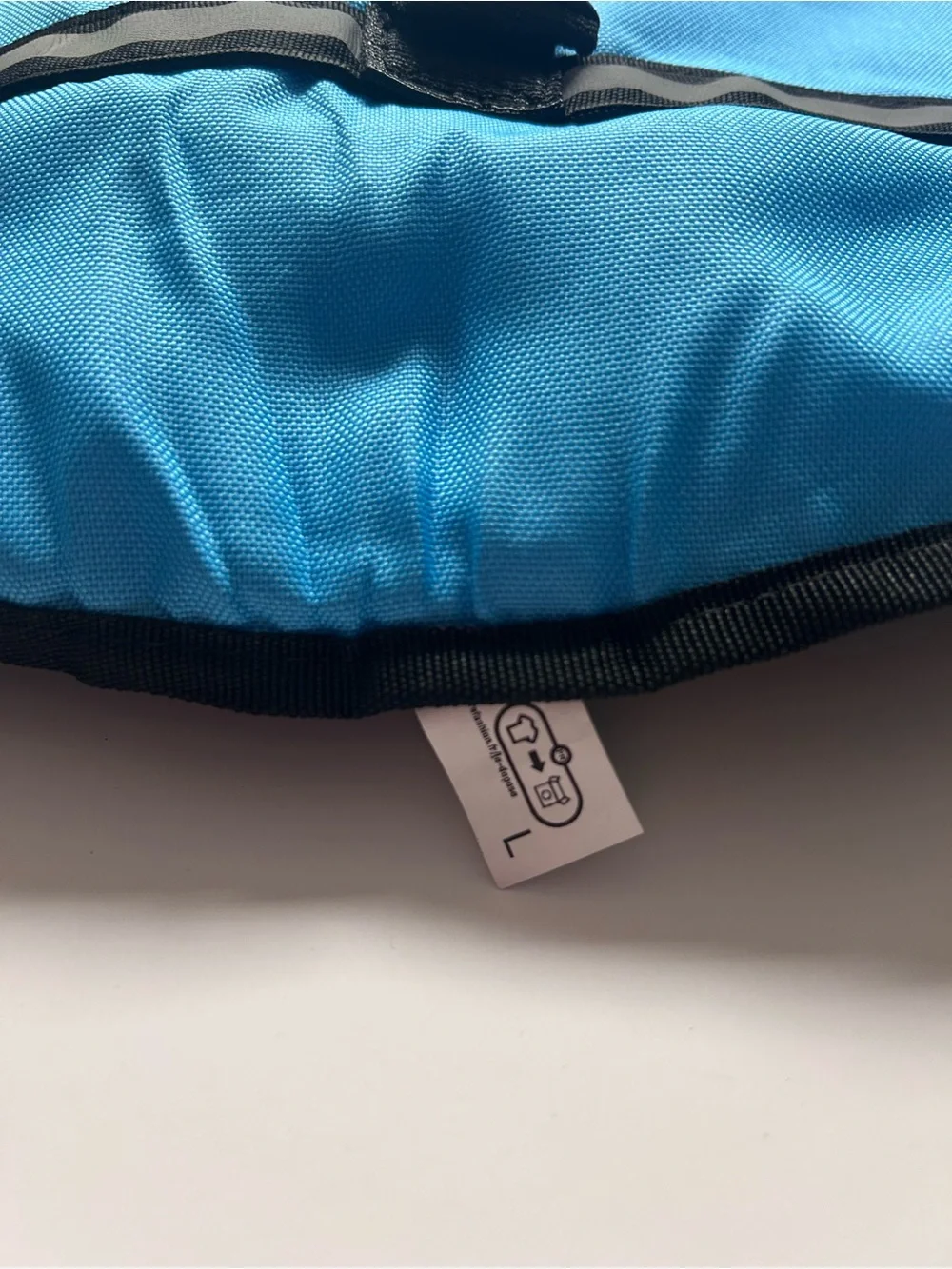 Blue dog swimming vest